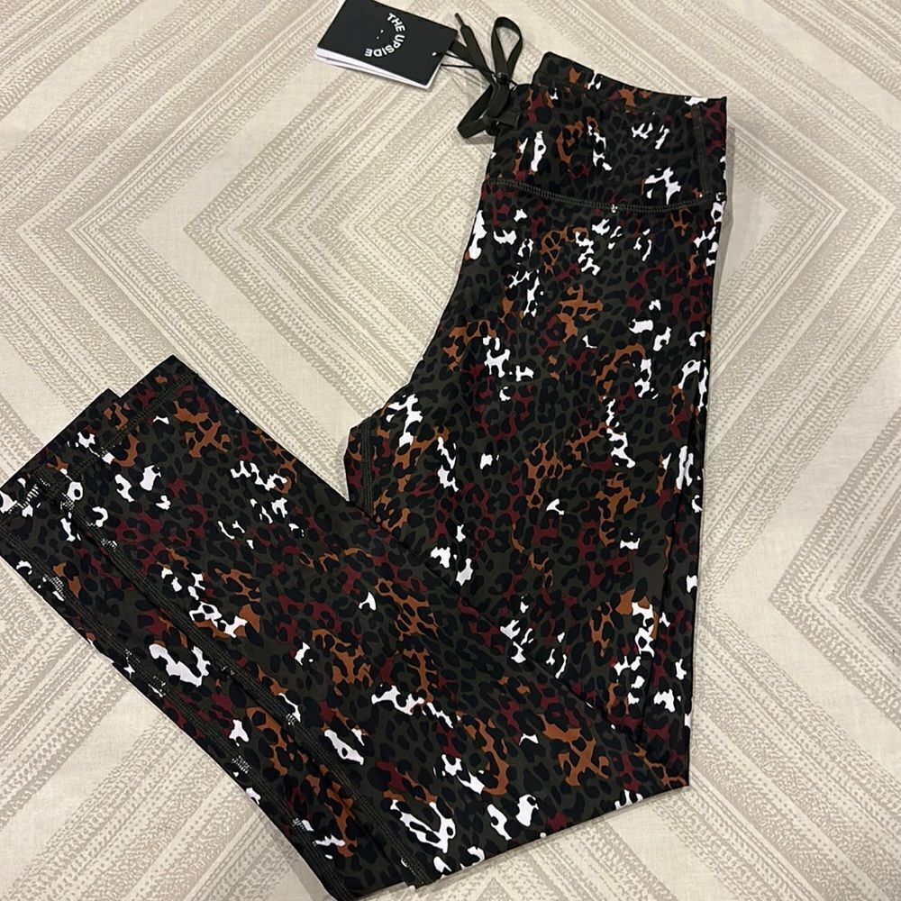 The Upside Women’s Animal Pattern Midi Leggings
